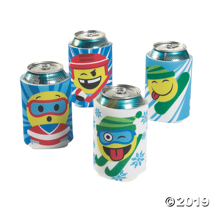 Winter International Games Emoji Can Sleeves (Per Dozen)