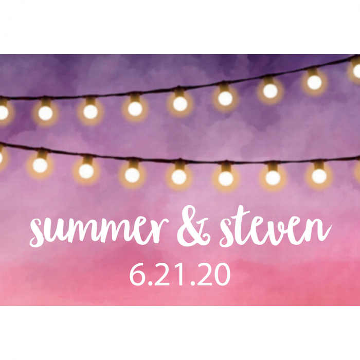 Personalized Hanging Lights Votive Candle Holders (Per Dozen)