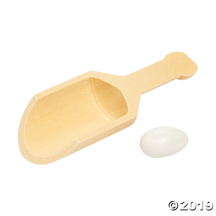 Mini Wooden Serving Scoops (6 Piece(s))