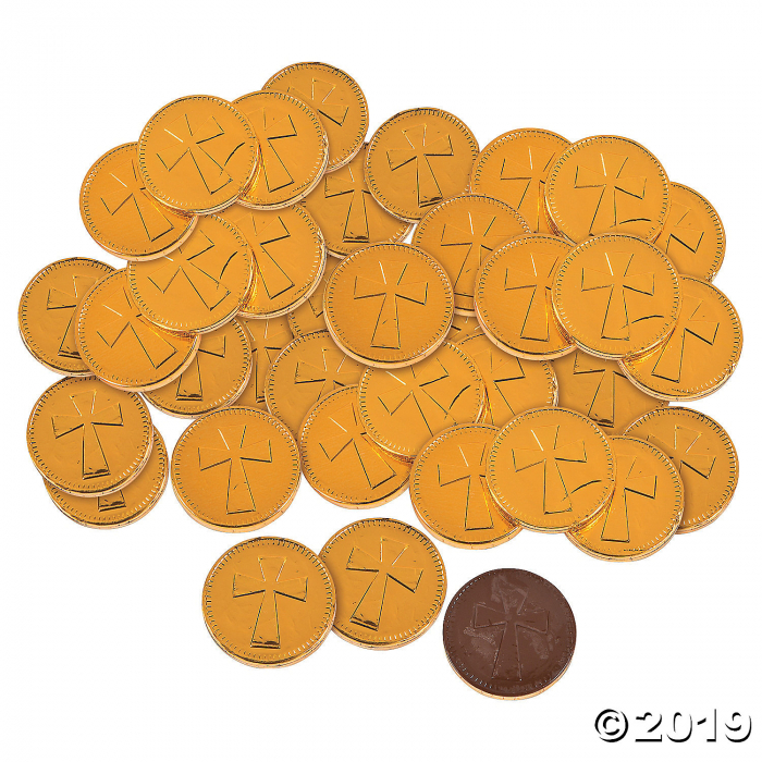 Cross Coins Chocolate Candy (60 Piece(s))
