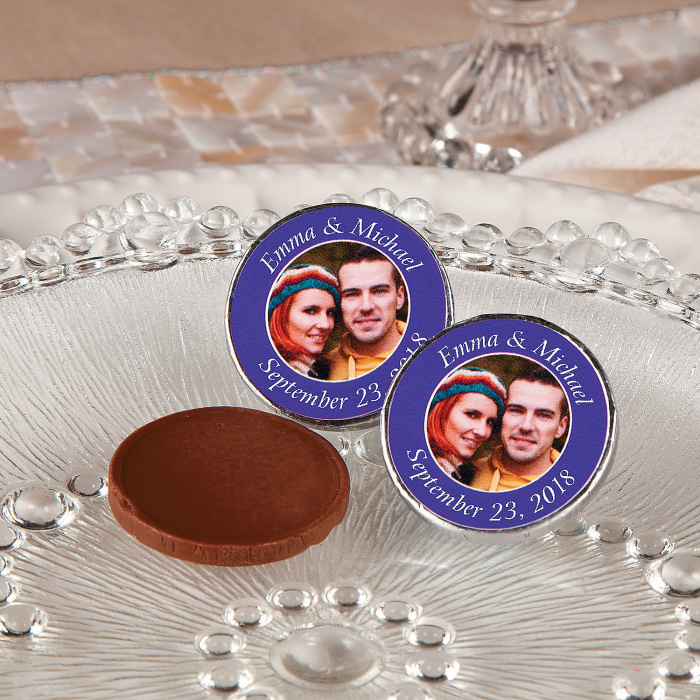 Custom Photo Coins Chocolate Candy (1 lb(s))