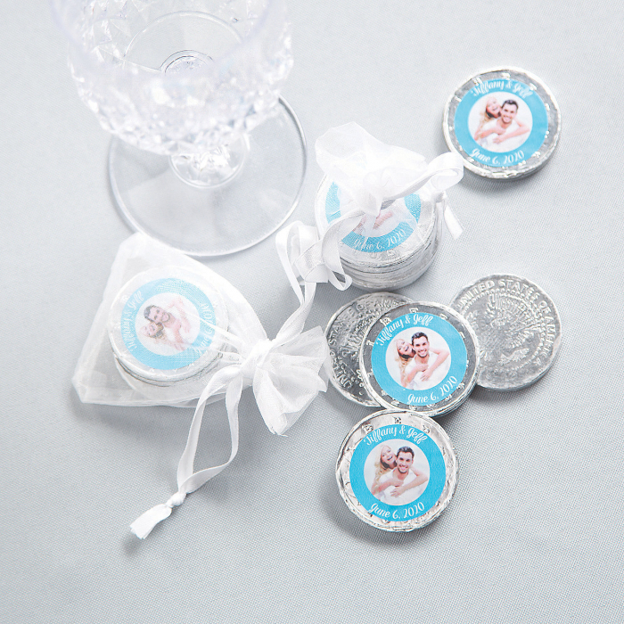Custom Photo Coins Chocolate Candy (1 lb(s))