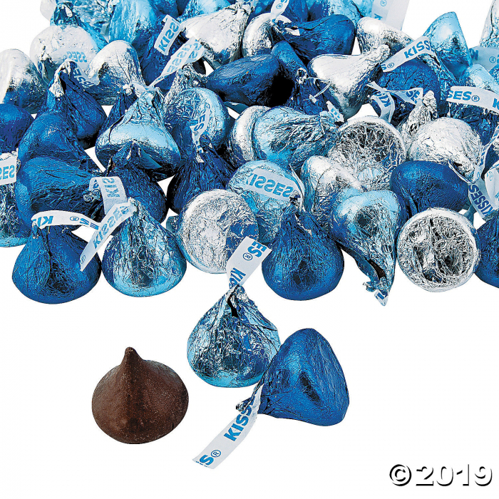 Hershey's® Kisses® Blue & Silver Chocolate Candy (65 Piece(s))