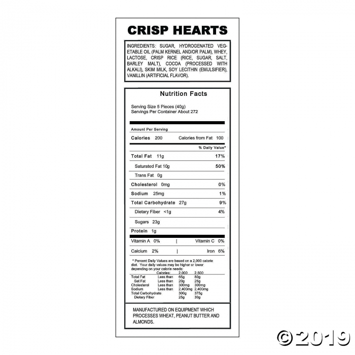 Valentine Pails with Chocolate Candy Hearts (Per Dozen)