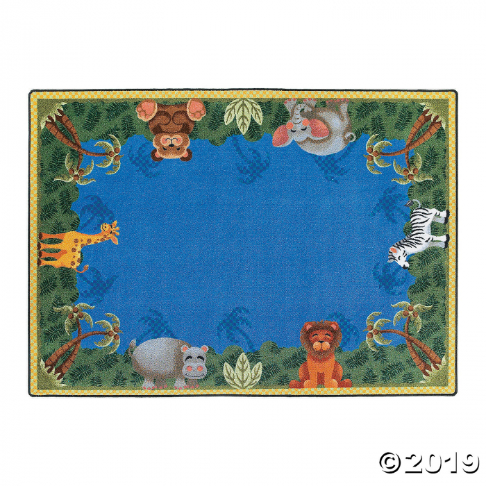 Jungle Friends® Classroom Rug - 3 ft. 10 x 5 ft" (1 Piece(s))