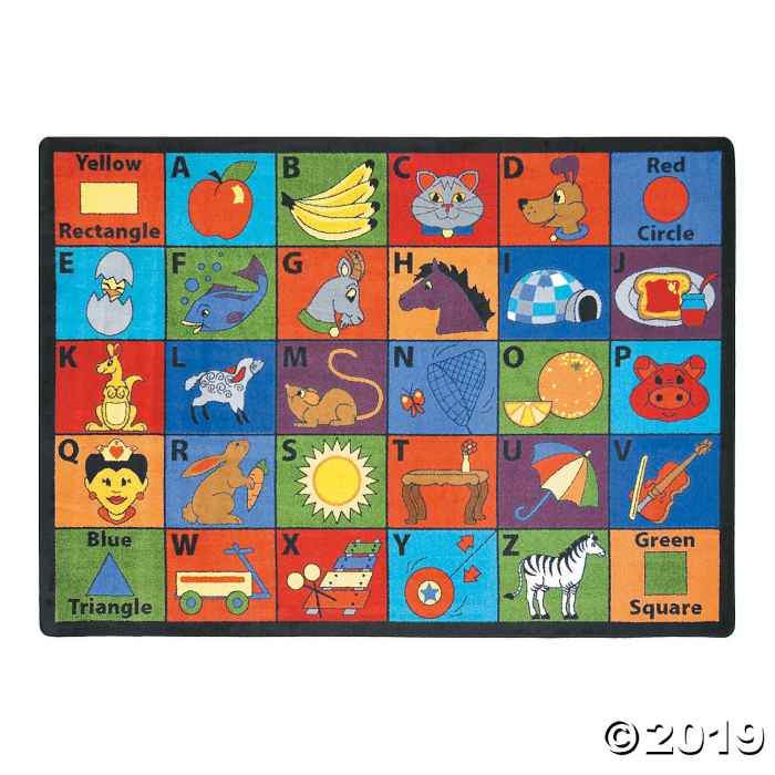 Say My Name® Classroom Rug - 5 ft. 4 x 7 ft. 8" (1 Piece(s))