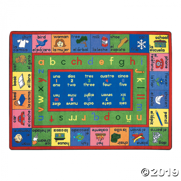 Lengualink® Classroom Rug - 5 ft. 4 x 7 ft. 8" (1 Piece(s))