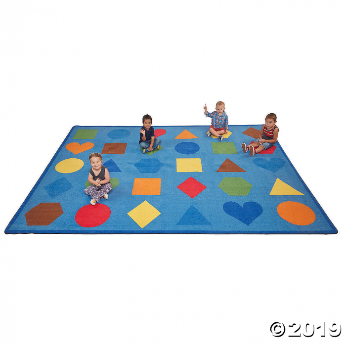 Lots of Shapes Seating Rug - 9ft x 12ft Rectangle (1 Unit(s))
