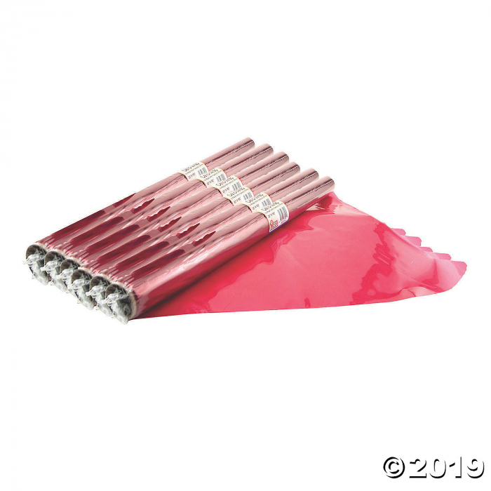 Hygloss® Cello-Wrap Roll, Red, 6 Rolls (6 Piece(s))