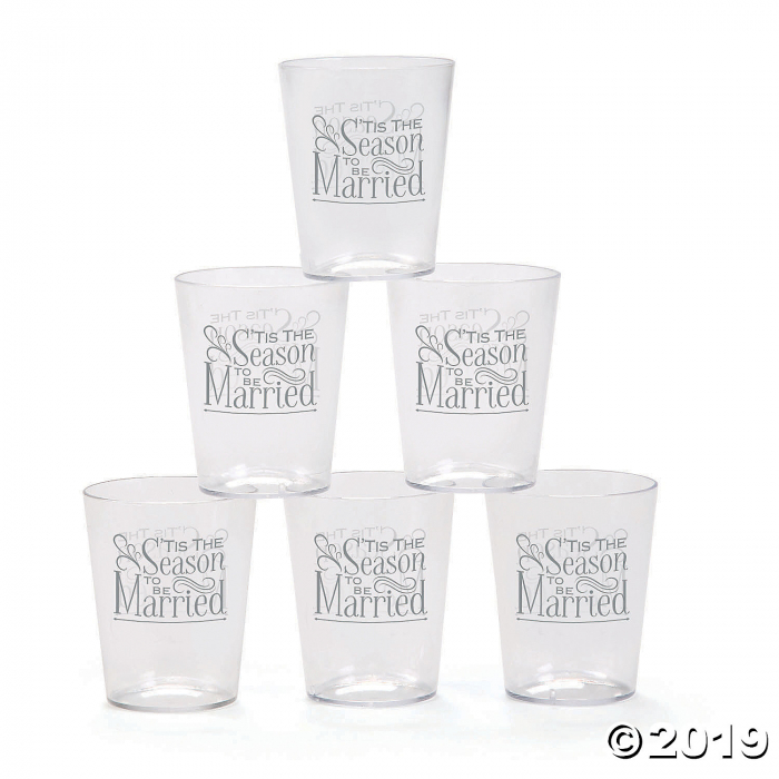 'Tis the Season Plastic Shot Glasses (50 Piece(s))