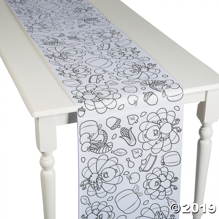 Color Your Own Thanksgiving Table Runner Roll (1 Roll(s))