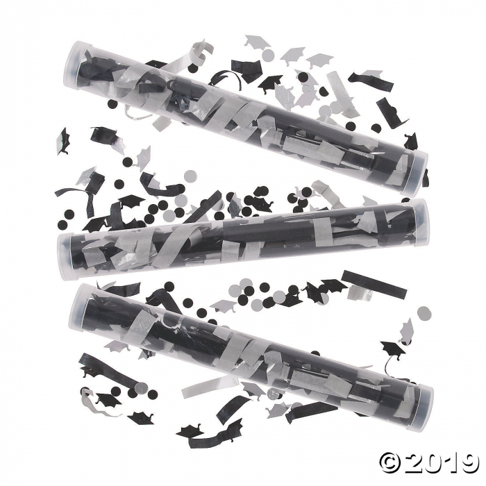 Graduation Confetti Wands (Per Dozen)