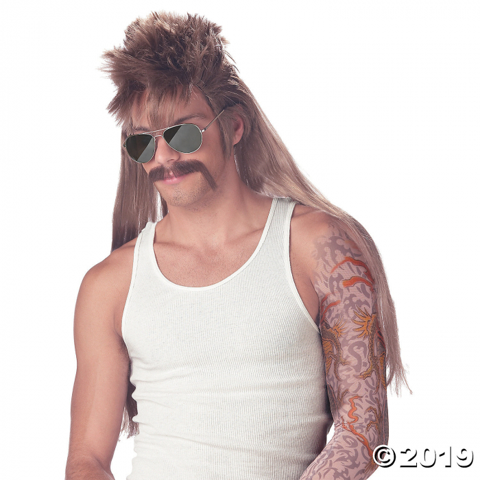 Blonde Mississippi Mudflap Mullet Wig (1 Piece(s))