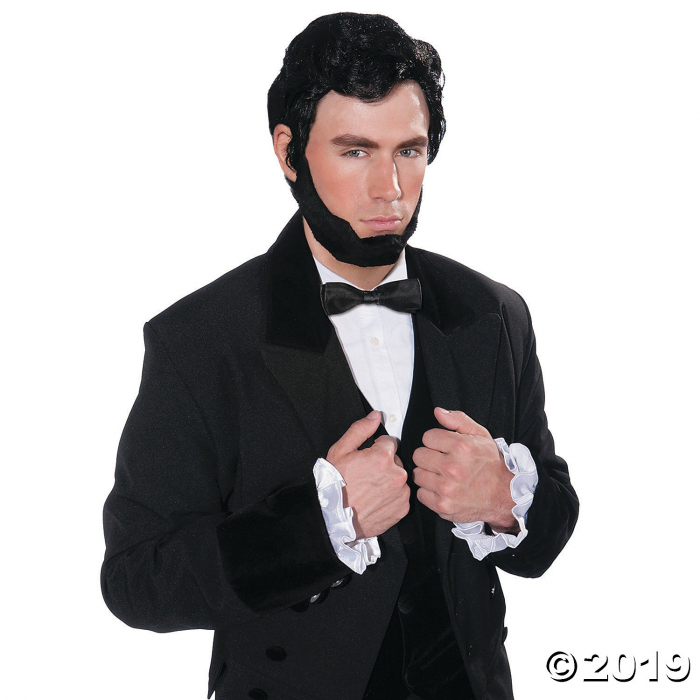Abraham Lincoln Wig & Beard Costume Set (1 Piece(s))