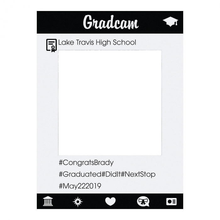 Personalized Instaframe Graduation Photo Booth Cutout (1 Piece(s))