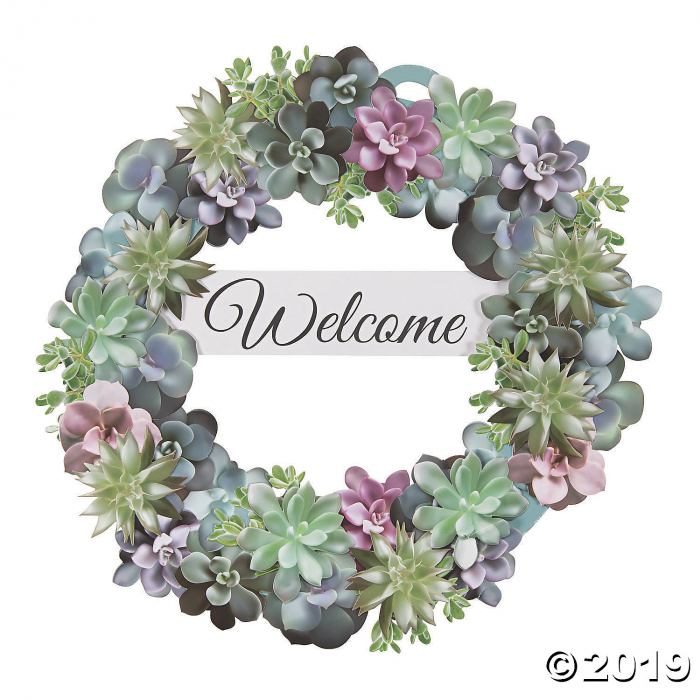Spring Succulent Welcome Wreath Craft Kit (1 Piece(s))