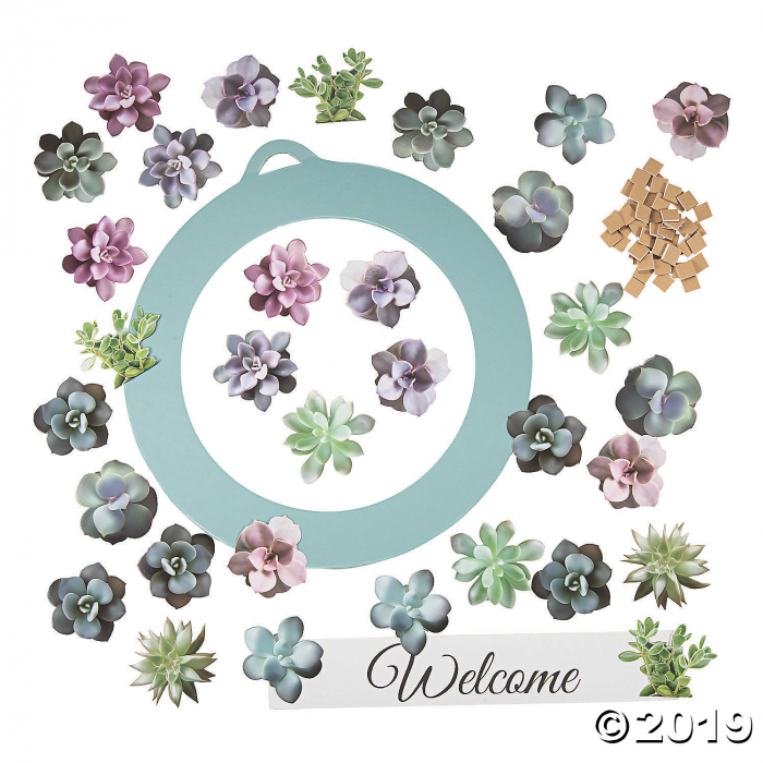 Spring Succulent Welcome Wreath Craft Kit (1 Piece(s))