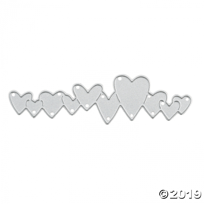 Row of Hearts Cutting Die (1 Piece(s))