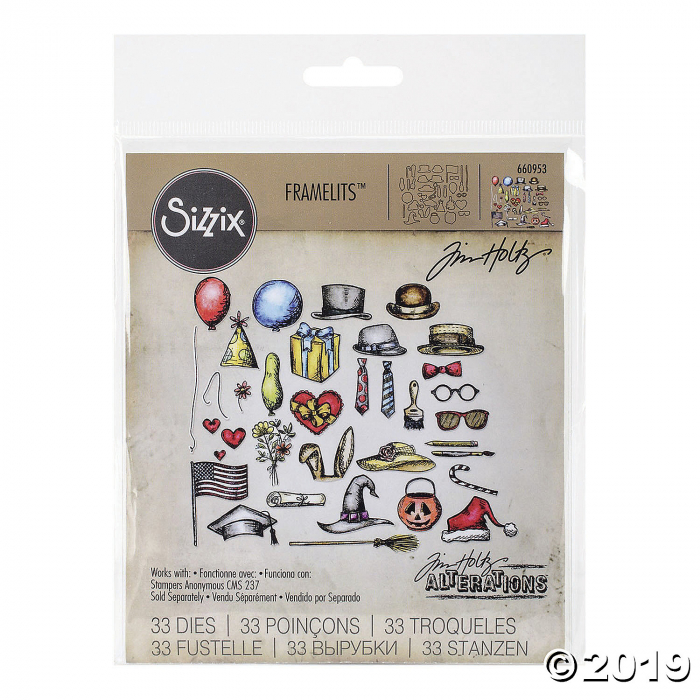 Sizzix Dies Tim Holtz-Crazy Things (1 Piece(s))