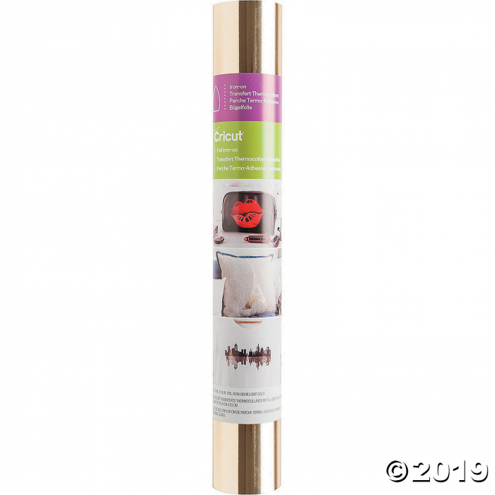 Cricut Foil Iron-On 12"X24"-Light Gold (1 Piece(s))