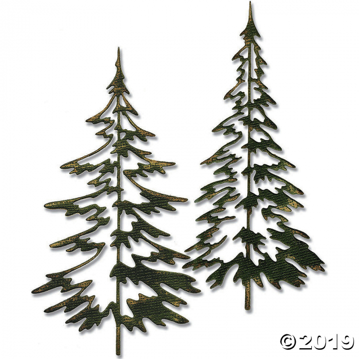 Tim Holtz® Sizzix® Thinlits Woodland Trees Cutting Dies (1 Set(s))