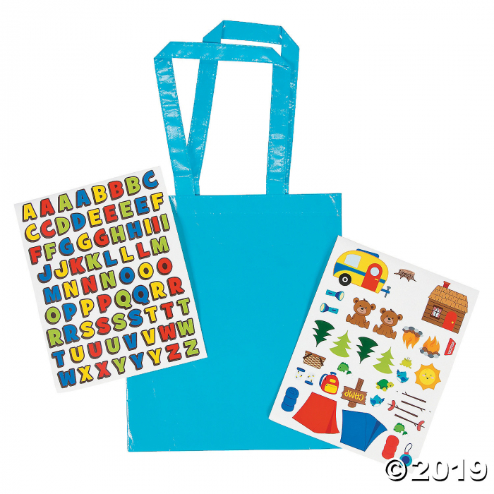 Camp Laminated Tote Bag Craft Kit (Makes 6)