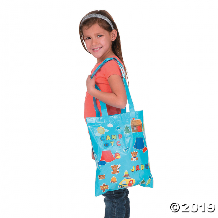 Camp Laminated Tote Bag Craft Kit (Makes 6)