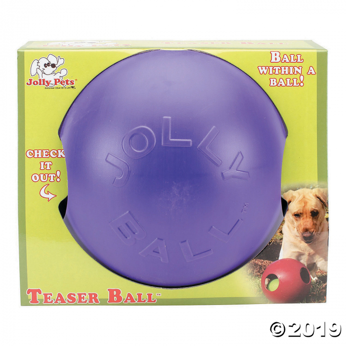 Jolly Pets-Teaser Ball - Purple, 8 (1 Piece(s))