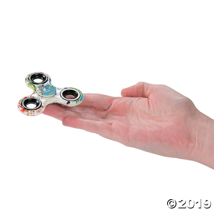 Paint Splatter Fidget Spinners (Per Dozen)