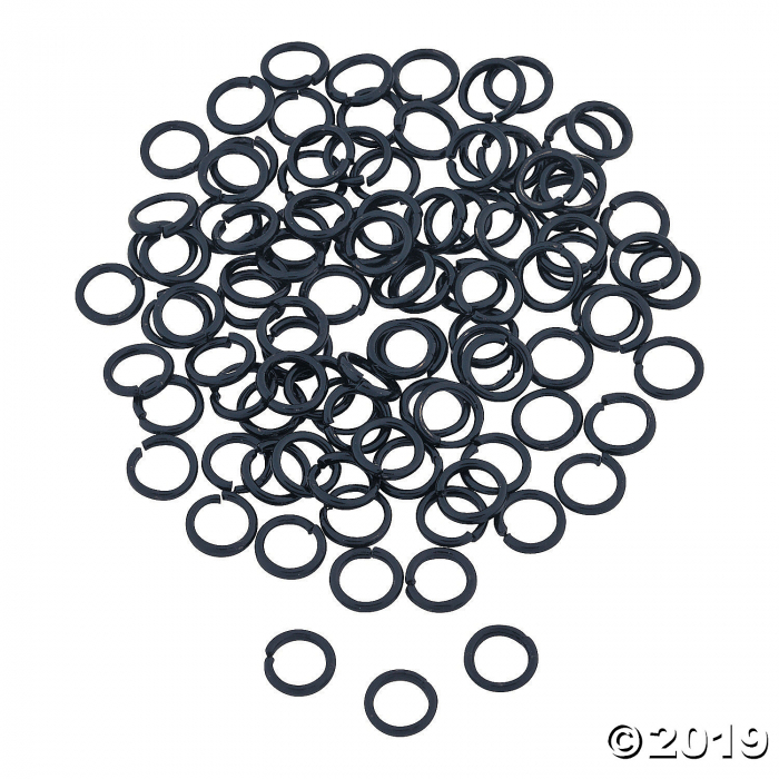 Black Jump Rings (100 Piece(s))