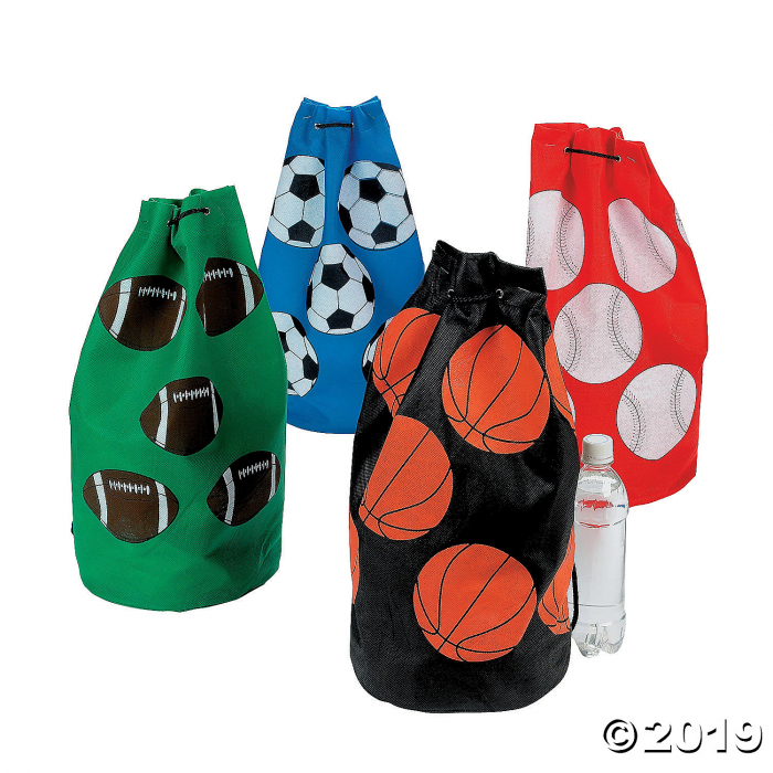 Medium Sport Ball Drawstring Bags (Per Dozen)