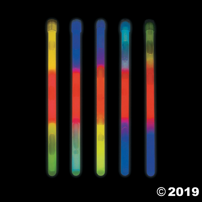 Tri-Color Glow Sticks (50 Piece(s))