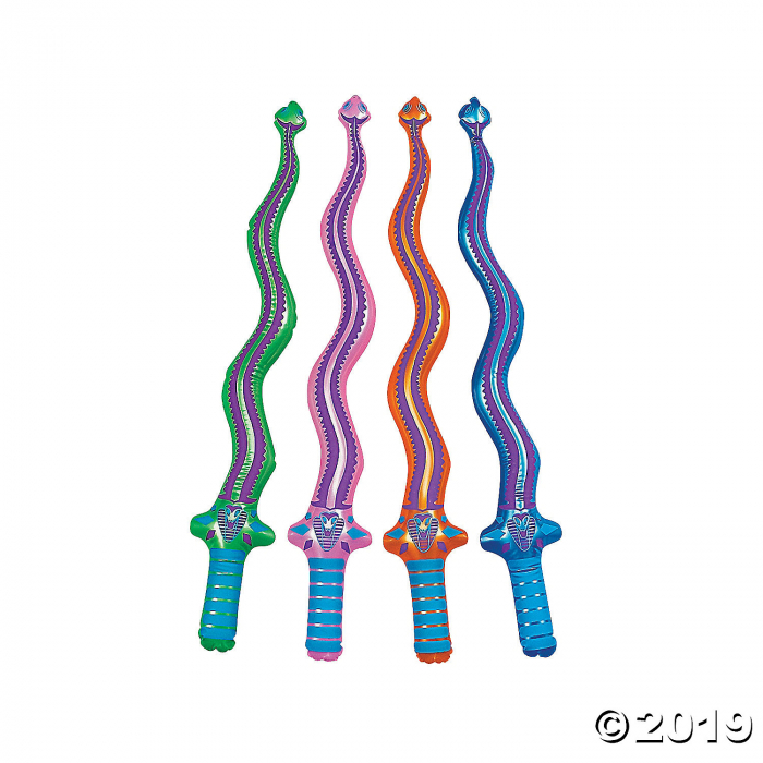 Inflatable Snake Swords (Per Dozen)
