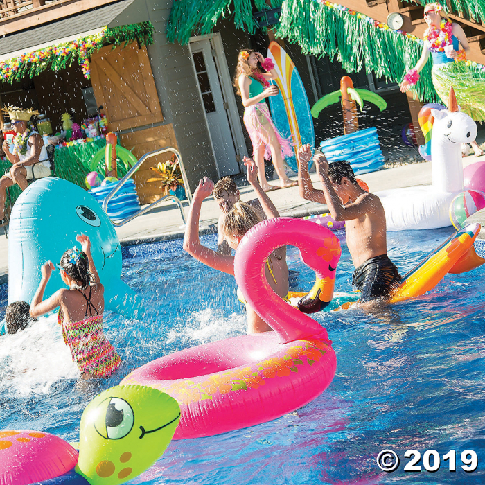 Jumbo Inflatable Flamingo Pool Float (1 Piece(s))