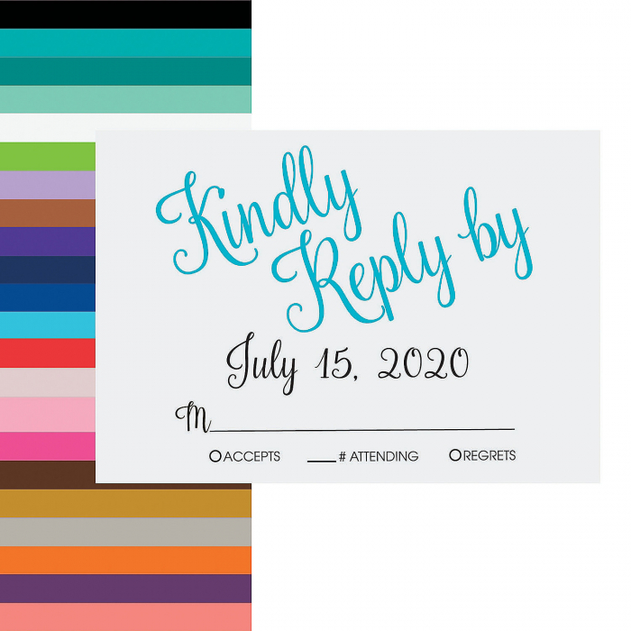 Personalized Love Script Response Cards (25 Piece(s))