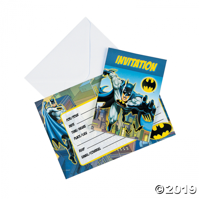 The Dark Knight Batman Invitations (8 Piece(s))