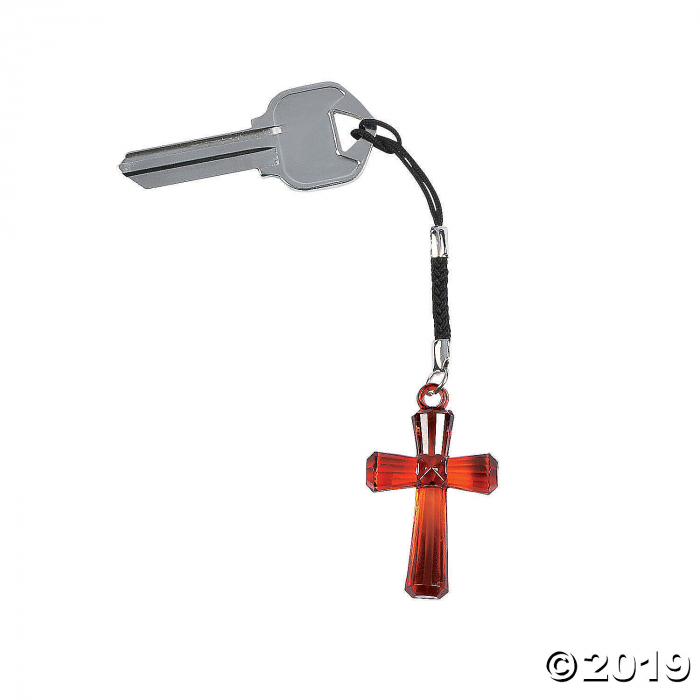 Brown Cross Keychains (Per Dozen)