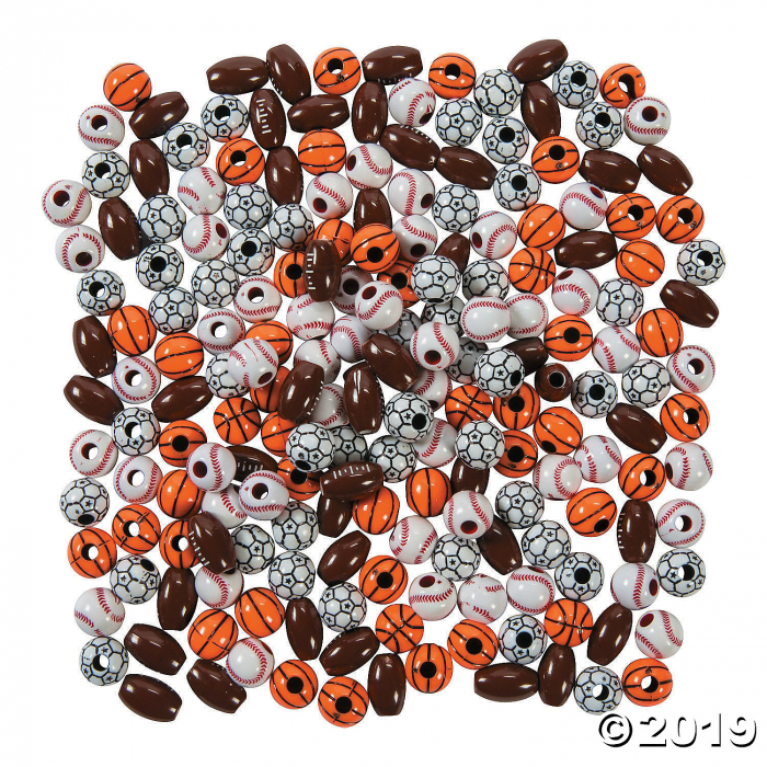 Sport Ball Bead Assortment (200 Piece(s))