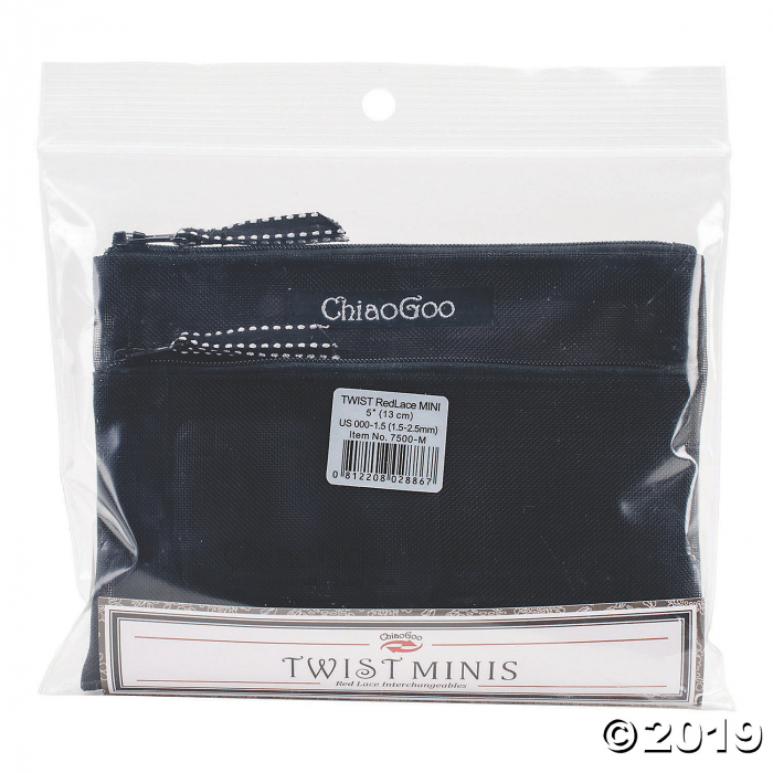 Chiaogoo Twist Red Lace Intchg Knitting Needle 5" Tip Set-Mini Complete (1 Set(s))