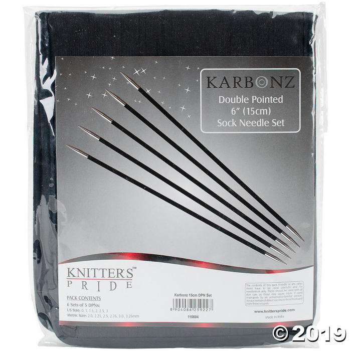 Knitter'S Pride Karbonz Double Pointed Needles Set (1 Set(s))