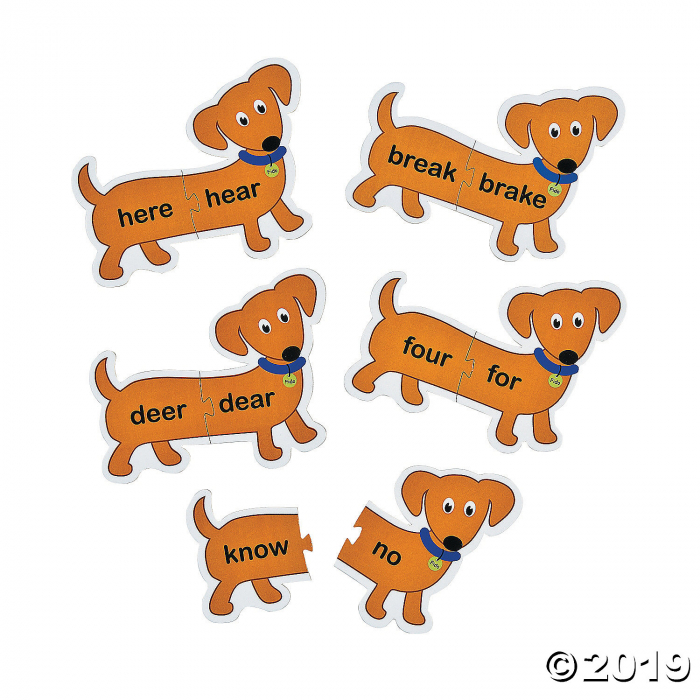 Long Dog Homophone Puzzles (1 Set(s))