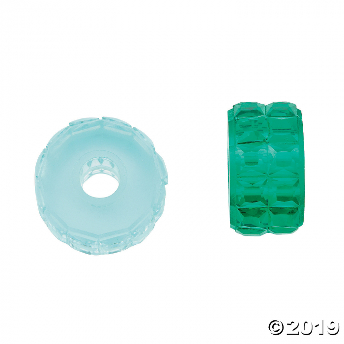 Chunky Large Hole Beads - 11mm (Per Dozen)