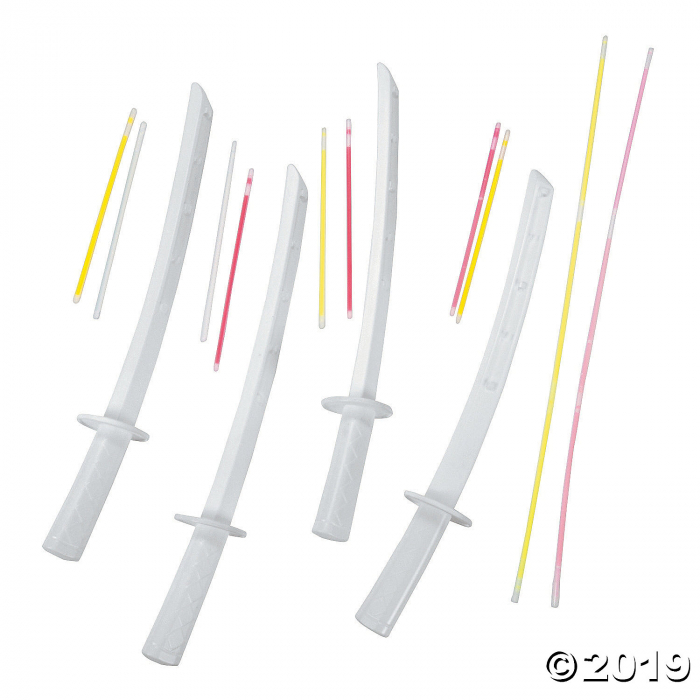 Glow-in-the-Dark Sword & Ring Toss Game (1 Set(s))