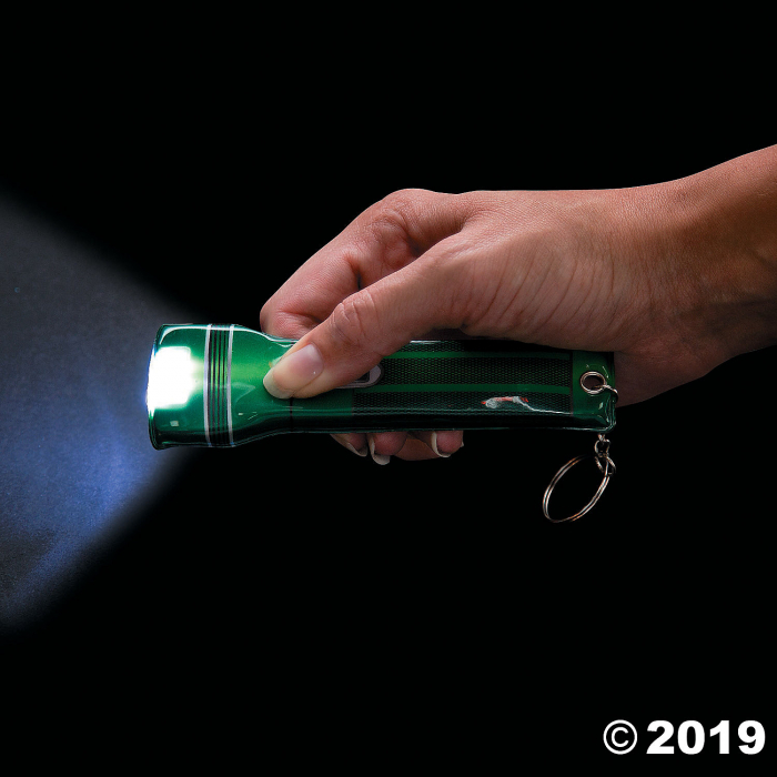 Flat Flashlight Keychains (Per Dozen)