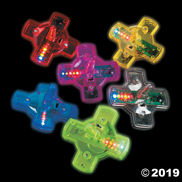 Light-Up Spin Tops (Per Dozen)