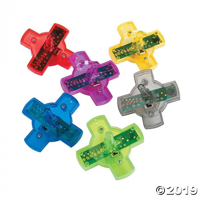Light-Up Spin Tops (Per Dozen)