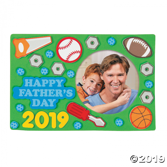 Father's Day Picture Frame Magnet Craft Kit (Makes 12)