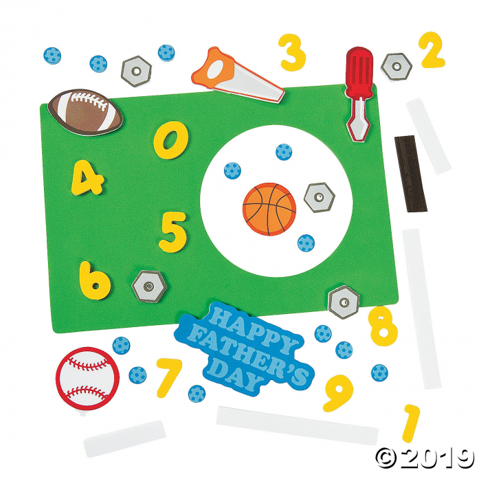 Father's Day Picture Frame Magnet Craft Kit (Makes 12)