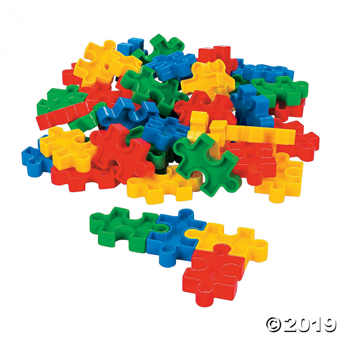 Puzzle-Shaped Manipulatives Blocks (1 Set(s))