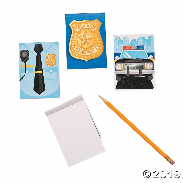 Police Party Notepads (Per Dozen)